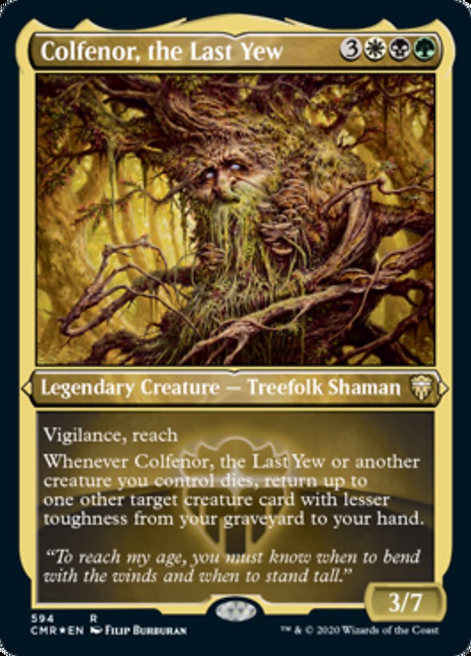 Colfenor, the Last Yew (Etched) [Commander Legends] | Rock City Comics