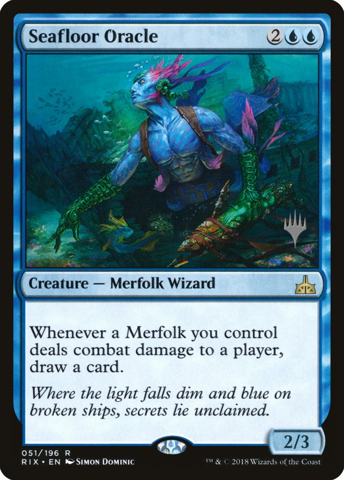 Seafloor Oracle (Promo Pack) [Rivals of Ixalan Promos] | Rock City Comics