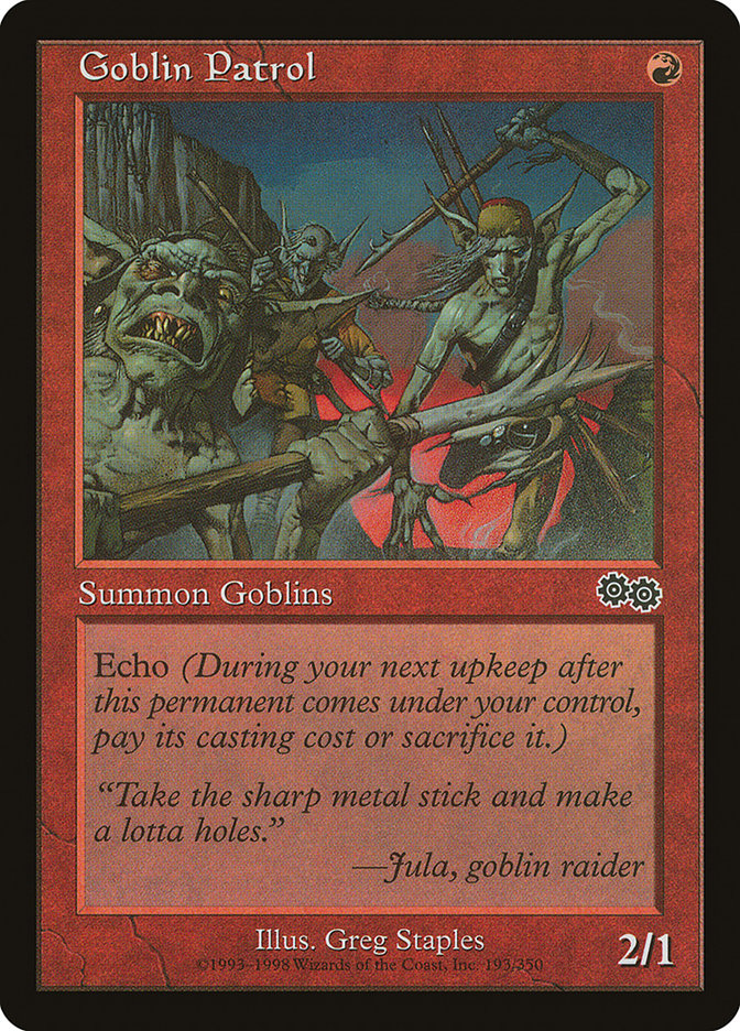 Goblin Patrol [Urza's Saga] | Rock City Comics
