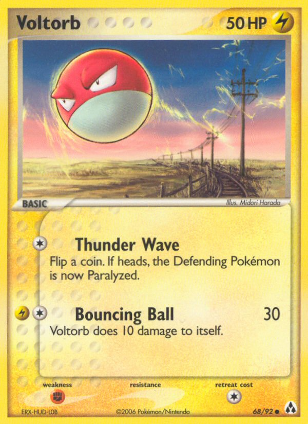 Voltorb (68/92) [EX: Legend Maker] | Rock City Comics