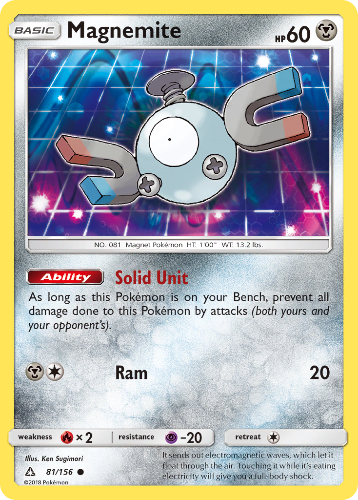 Magnemite (81/156) [Sun & Moon: Ultra Prism] | Rock City Comics