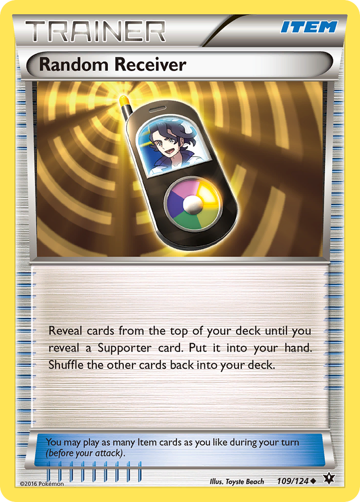 Random Receiver (109/124) [XY: Fates Collide] | Rock City Comics