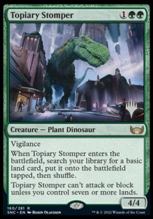 Topiary Stomper (Promo Pack) [Streets of New Capenna Promos] | Rock City Comics