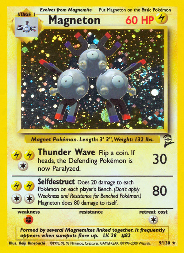 Magneton (9/130) [Base Set 2] | Rock City Comics