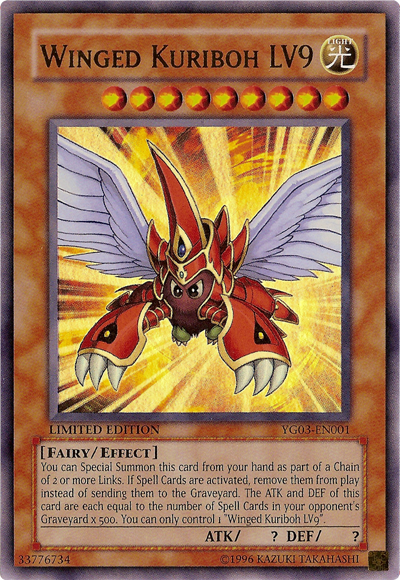 Winged Kuriboh LV9 [YG03-EN001] Ultra Rare | Rock City Comics