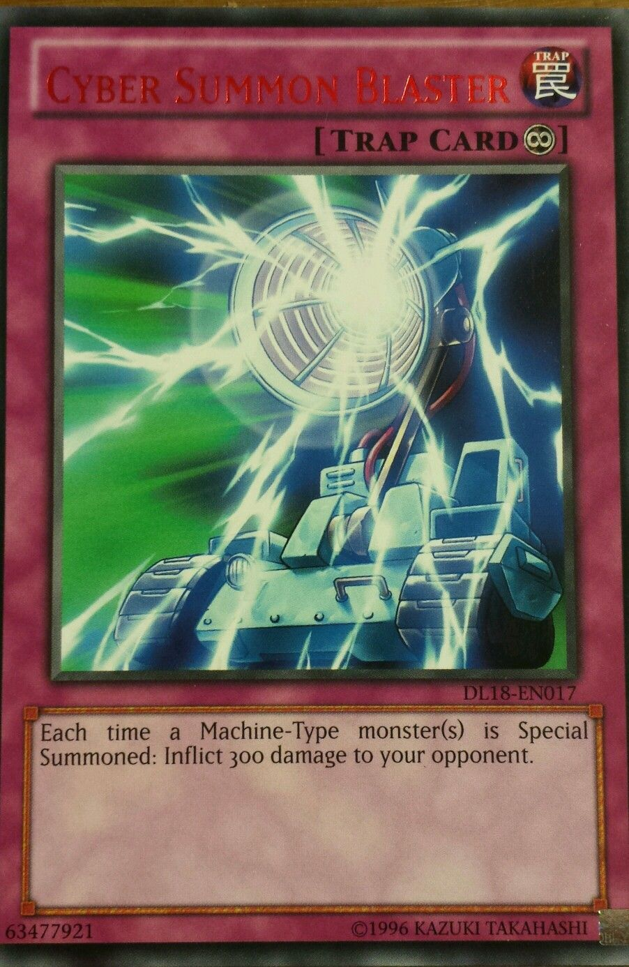 Cyber Summon Blaster (Red) [DL18-EN017] Rare | Rock City Comics