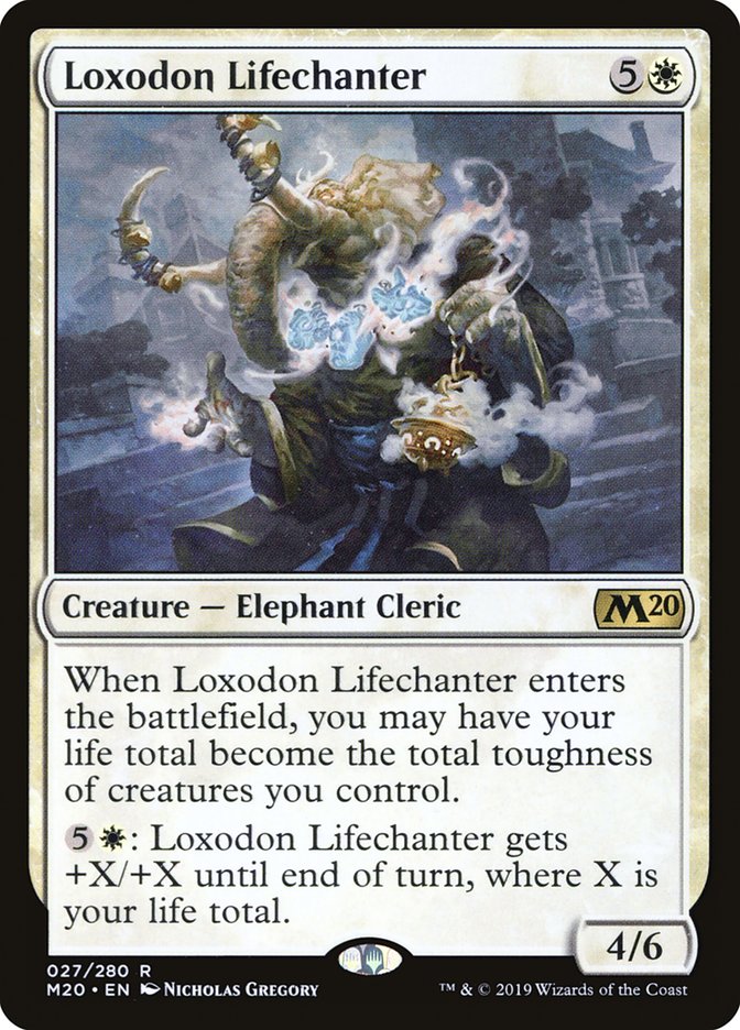 Loxodon Lifechanter [Core Set 2020] | Rock City Comics