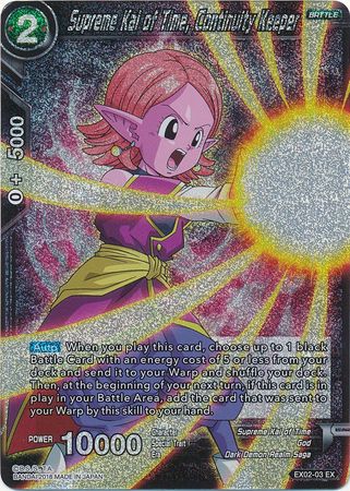 Supreme Kai of Time, Continuity Keeper (Foil) (EX02-03) [Dark Demon's Villains] | Rock City Comics