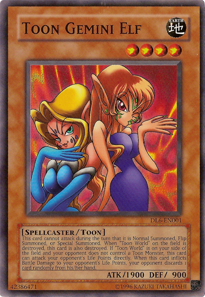 Toon Gemini Elf [DL6-EN001] Super Rare | Rock City Comics