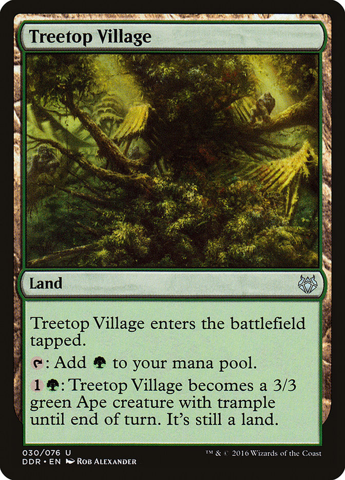 Treetop Village [Duel Decks: Nissa vs. Ob Nixilis] | Rock City Comics