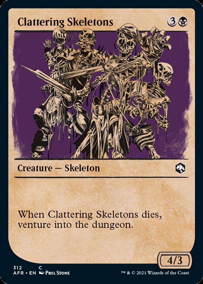 Clattering Skeletons (Showcase) [Dungeons & Dragons: Adventures in the Forgotten Realms] | Rock City Comics