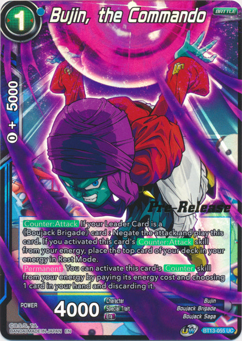 Bujin, the Commando (BT13-055) [Supreme Rivalry Prerelease Promos] | Rock City Comics