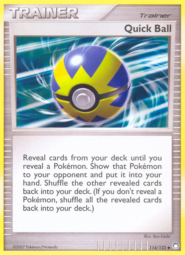Quick Ball (114/123) [Diamond & Pearl: Mysterious Treasures] | Rock City Comics