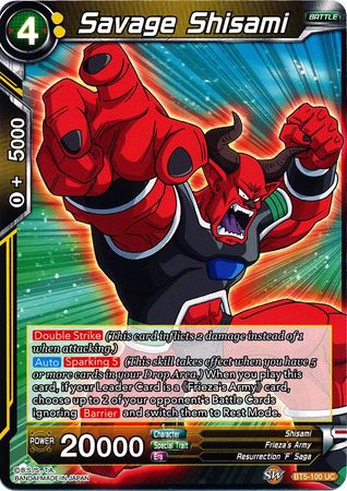 Savage Shisami (BT5-100) [Miraculous Revival] | Rock City Comics