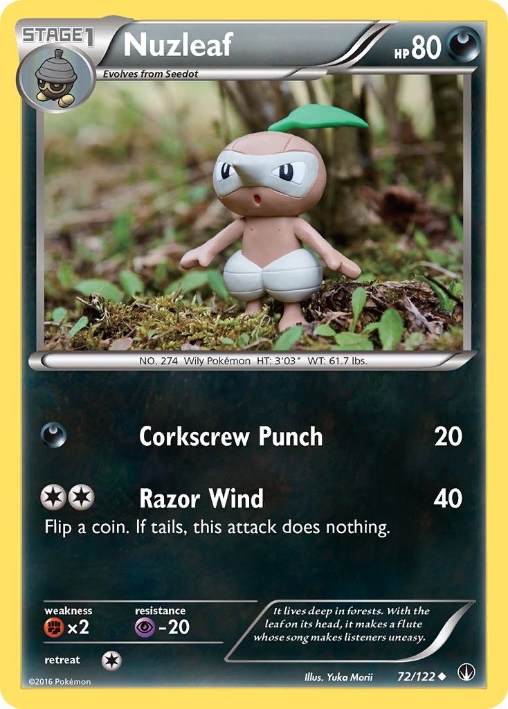 Nuzleaf (72/122) [XY: BREAKpoint] | Rock City Comics