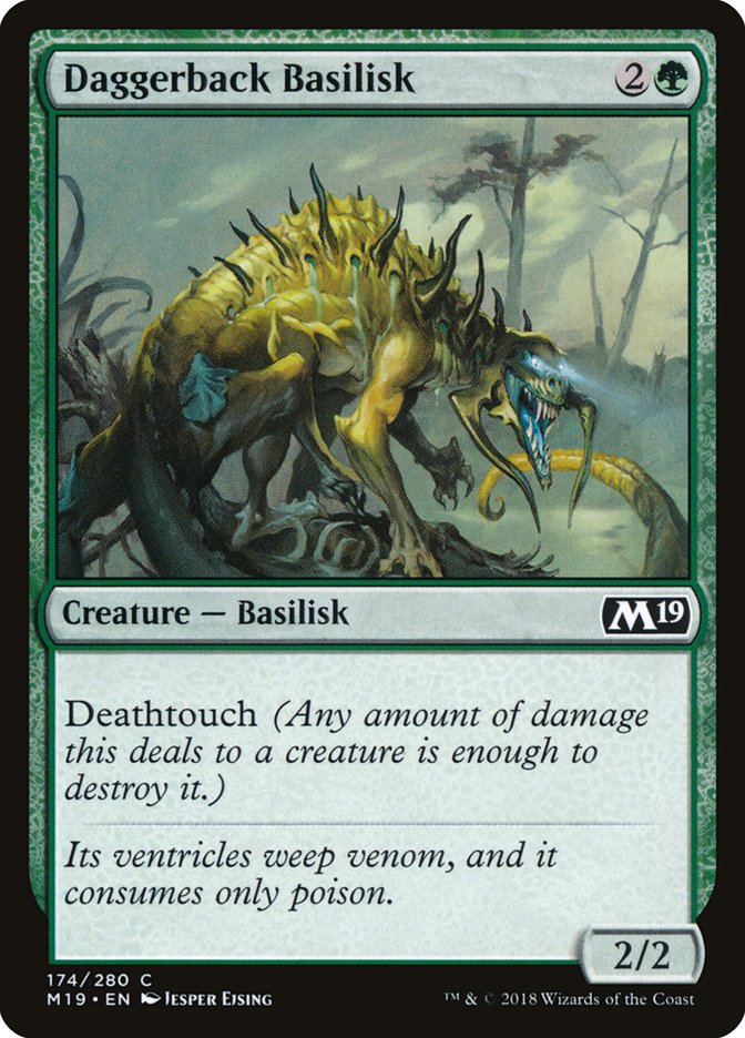 Daggerback Basilisk [Core Set 2019] | Rock City Comics