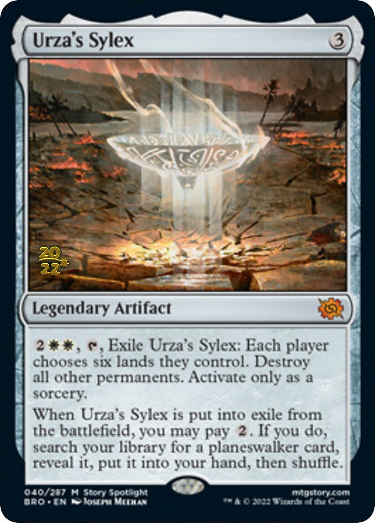 Urza's Sylex [The Brothers' War: Prerelease Promos] | Rock City Comics