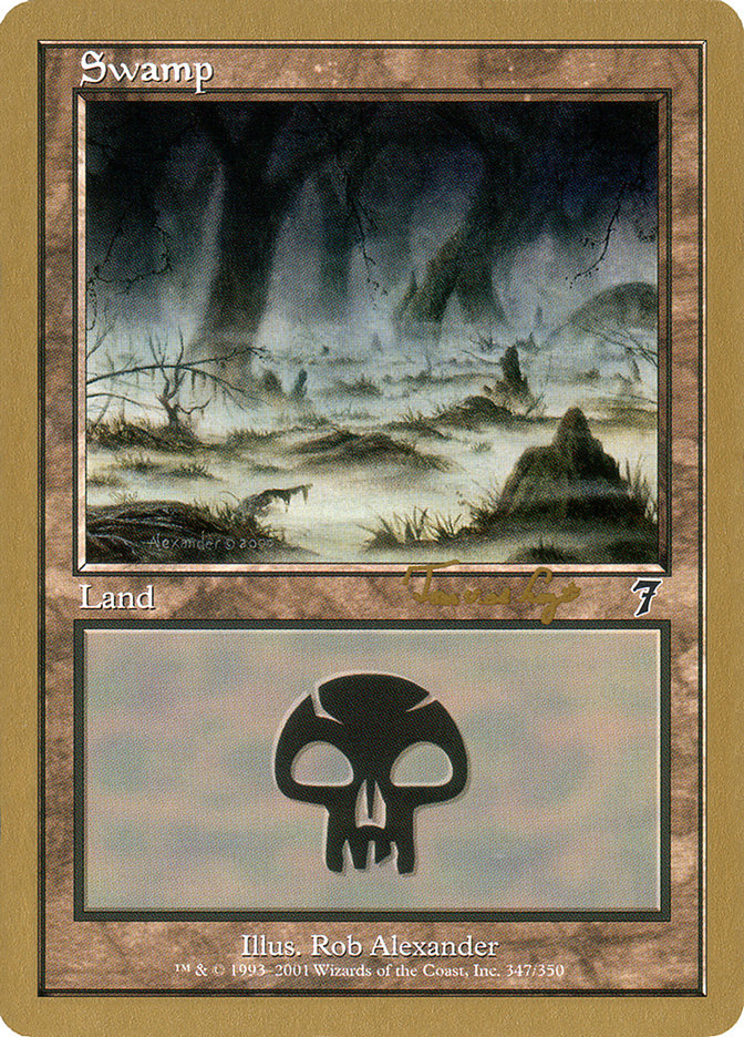 Swamp (tvdl347) (Tom van de Logt) [World Championship Decks 2001] | Rock City Comics