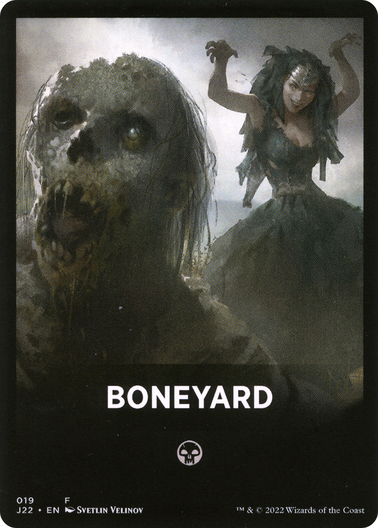 Boneyard Theme Card [Jumpstart 2022 Front Cards] | Rock City Comics