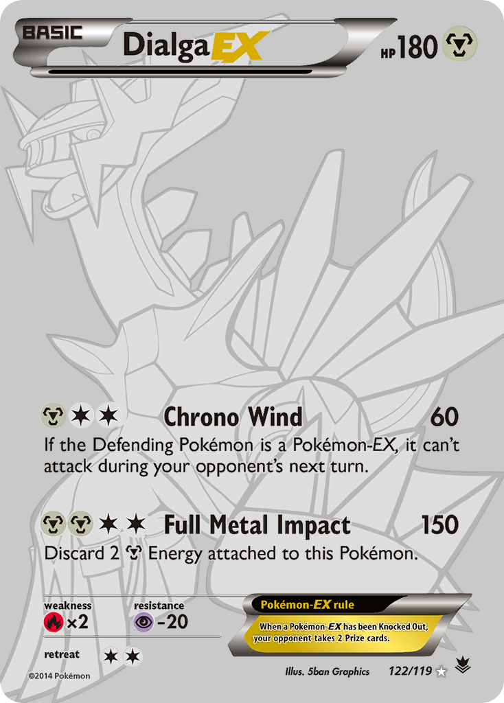 Dialga EX (122/119) [XY: Phantom Forces] | Rock City Comics