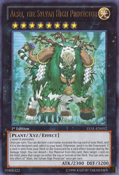 Alsei, the Sylvan High Protector [LVAL-EN052] Ultra Rare | Rock City Comics