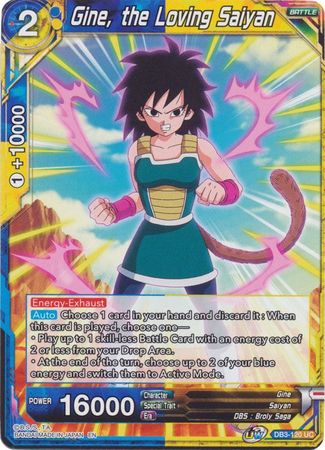 Gine, the Loving Saiyan [DB3-120] | Rock City Comics