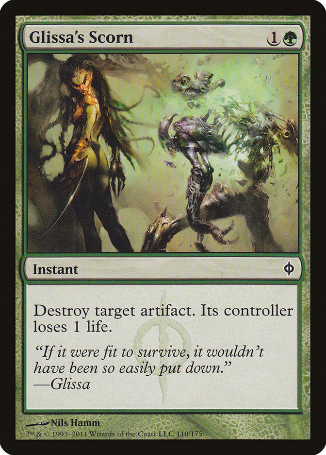 Glissa's Scorn [New Phyrexia] | Rock City Comics