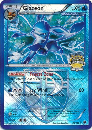 Glaceon (23/116) (City Championship Promo) [Black & White: Plasma Freeze] | Rock City Comics