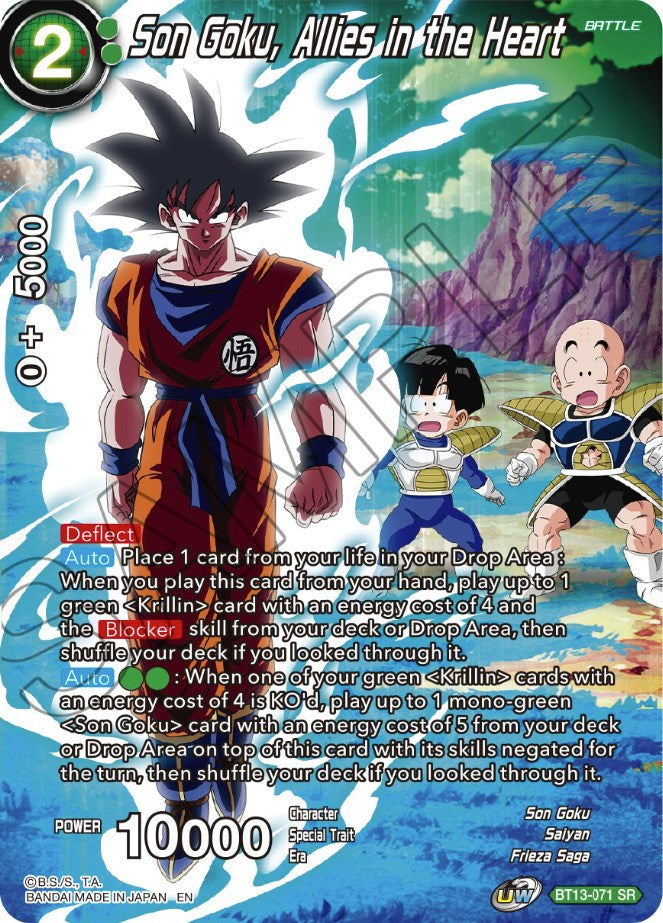 Son Goku, Allies in the Heart (BT13-071) [Theme Selection: History of Son Goku] | Rock City Comics