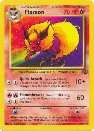 Flareon (19/64) [Jungle Unlimited] | Rock City Comics