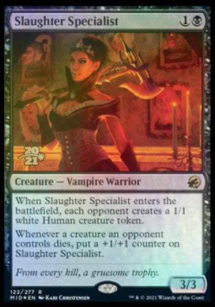 Slaughter Specialist [Innistrad: Midnight Hunt Prerelease Promos] | Rock City Comics