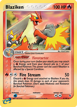 Blaziken (3/109) [EX: Battle Stadium] | Rock City Comics