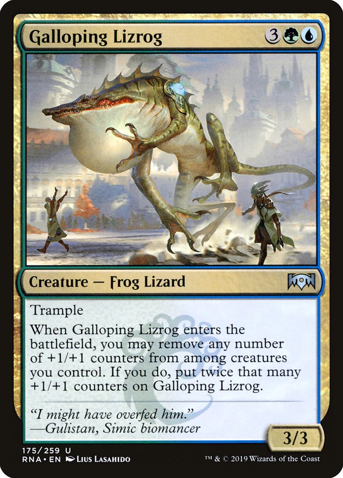 Galloping Lizrog [Ravnica Allegiance] | Rock City Comics