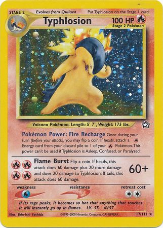 Typhlosion (17/111) [Neo Genesis Unlimited] | Rock City Comics