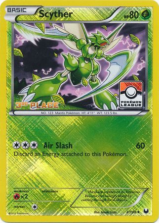 Scyther (4/108) (League Promo 3rd Place) [Black & White: Dark Explorers] | Rock City Comics