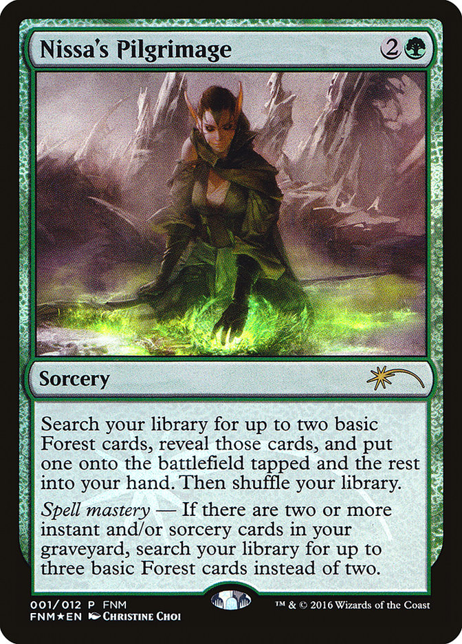 Nissa's Pilgrimage [Friday Night Magic 2016] | Rock City Comics