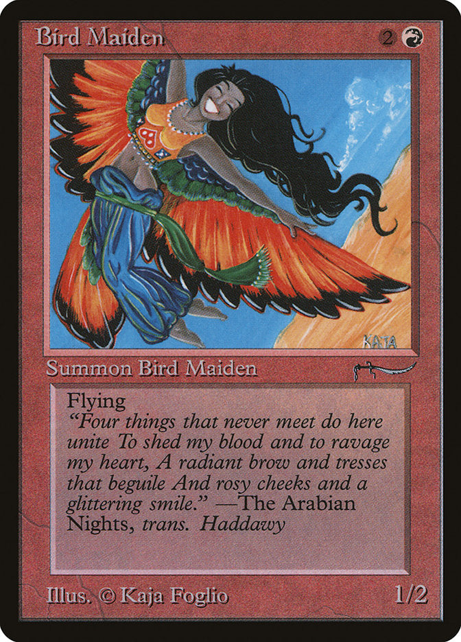 Bird Maiden (Dark Mana Cost) [Arabian Nights] | Rock City Comics