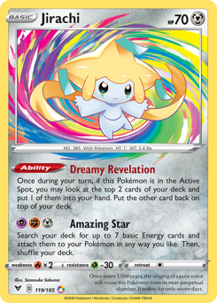 Jirachi (119/185) [Sword & Shield: Vivid Voltage] | Rock City Comics