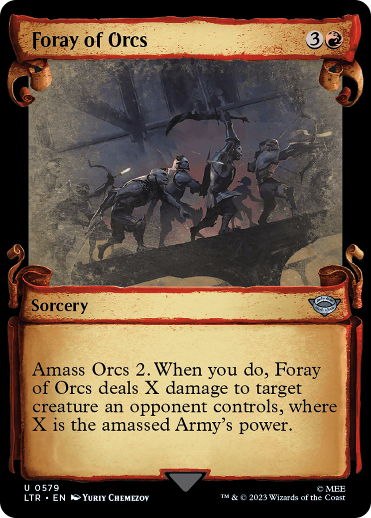 Foray of Orcs [The Lord of the Rings: Tales of Middle-Earth Showcase Scrolls] | Rock City Comics