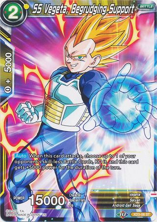 SS Vegeta, Begrudging Support [XD3-06] | Rock City Comics