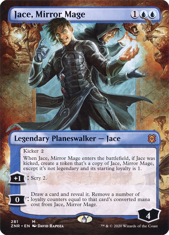 Jace, Mirror Mage (Borderless) [Zendikar Rising] | Rock City Comics