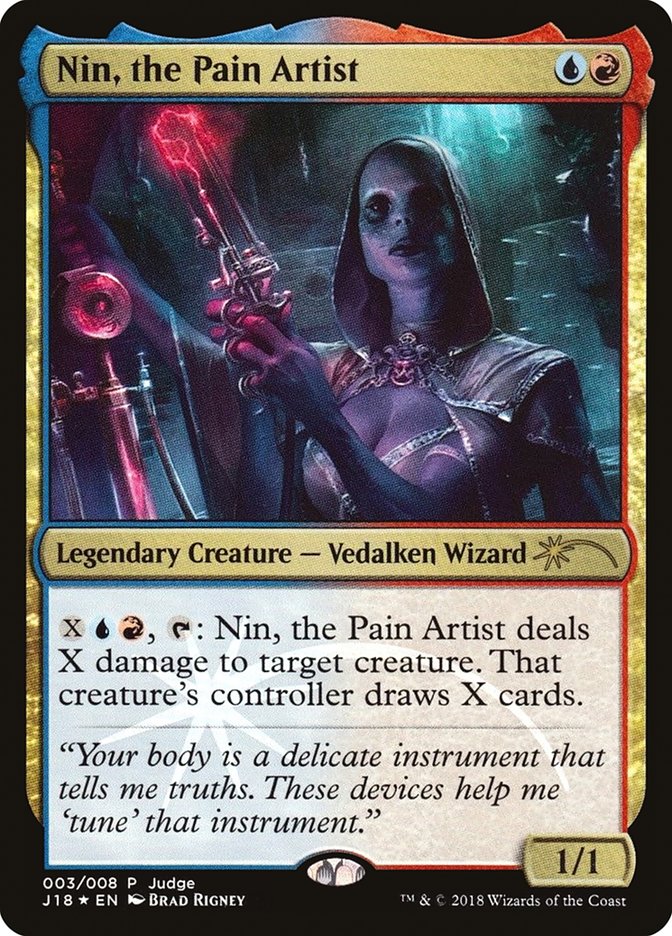 Nin, the Pain Artist [Judge Gift Cards 2018] | Rock City Comics