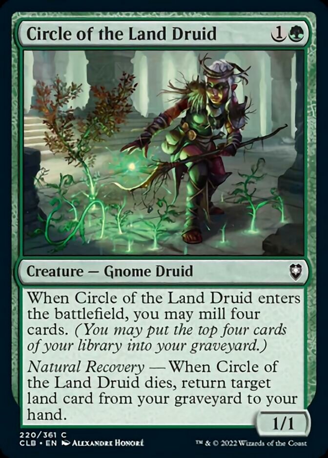 Circle of the Land Druid [Commander Legends: Battle for Baldur's Gate] | Rock City Comics