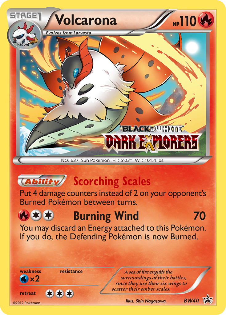 Volcarona (BW40) [Black & White: Black Star Promos] | Rock City Comics