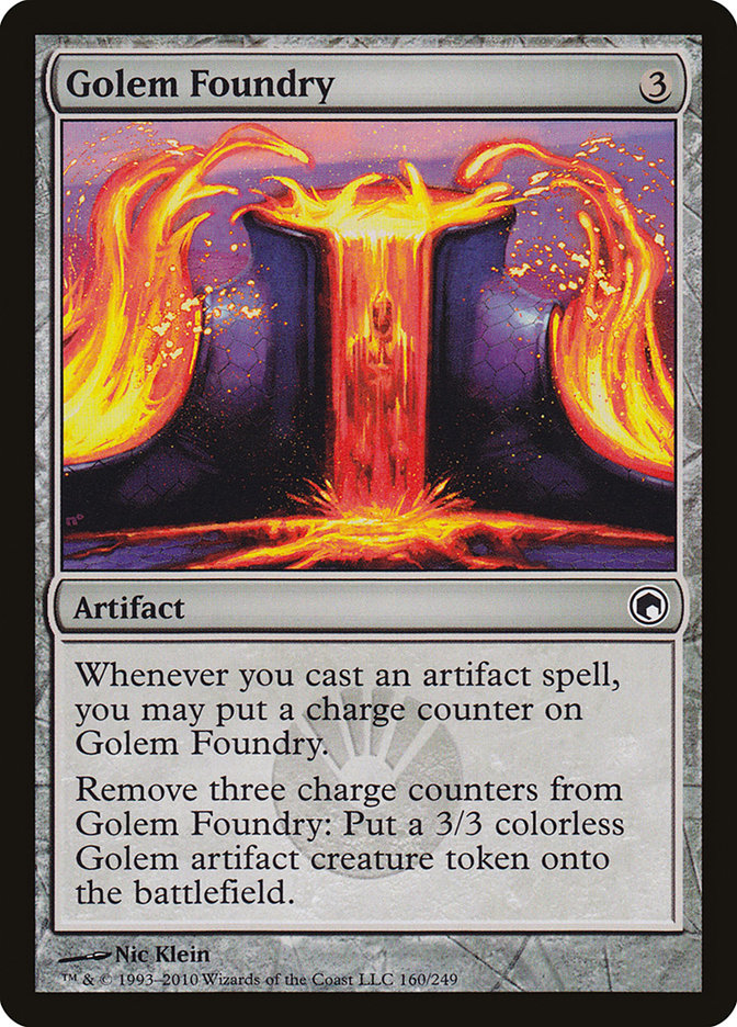 Golem Foundry [Scars of Mirrodin] | Rock City Comics