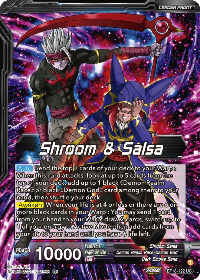 Shroom & Salsa // Demon God Shroom & Salsa, Deadly Genius (BT18-122) [Dawn of the Z-Legends] | Rock City Comics