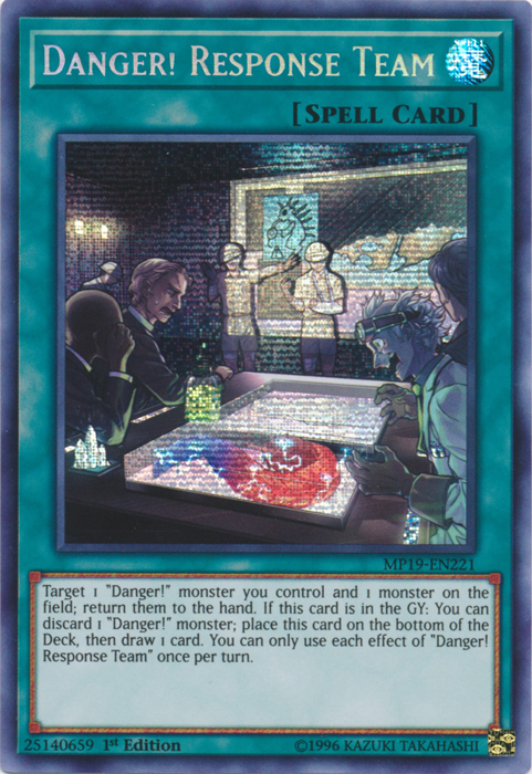 Danger! Response Team [MP19-EN221] Prismatic Secret Rare | Rock City Comics