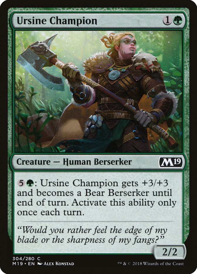 Ursine Champion [Core Set 2019] | Rock City Comics