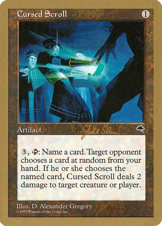 Cursed Scroll (Jakub Slemr) [World Championship Decks 1999] | Rock City Comics