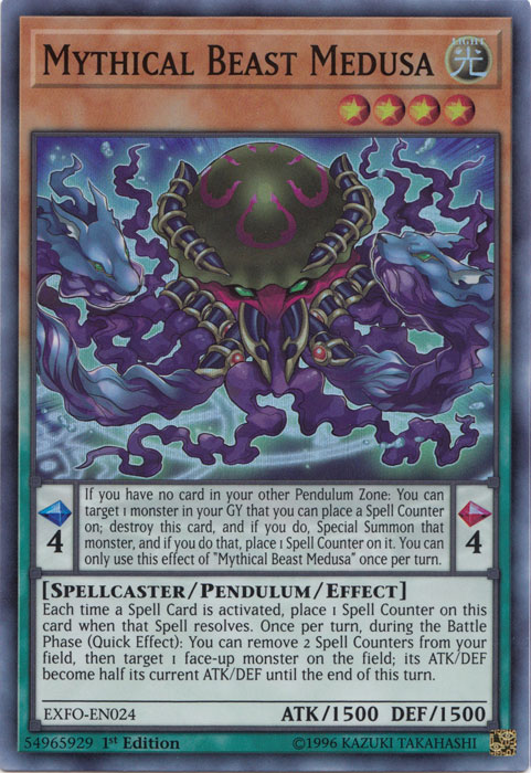 Mythical Beast Medusa [EXFO-EN024] Super Rare | Rock City Comics